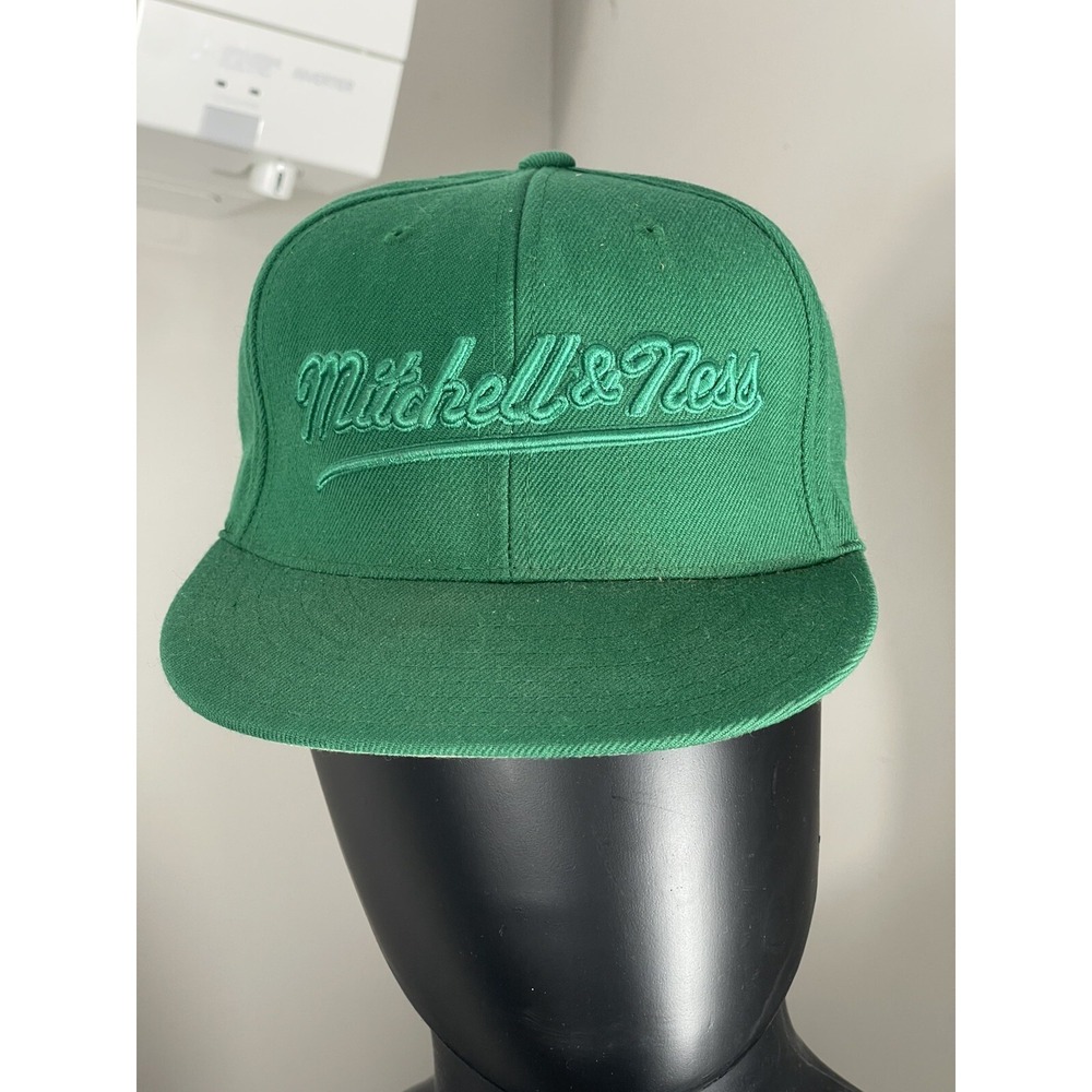 Mitchell‎ & Ness Nostalgia Co. Green Wrap Around Fitted Hat (7 1/2)